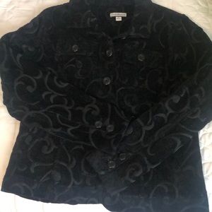 Black damask jacket